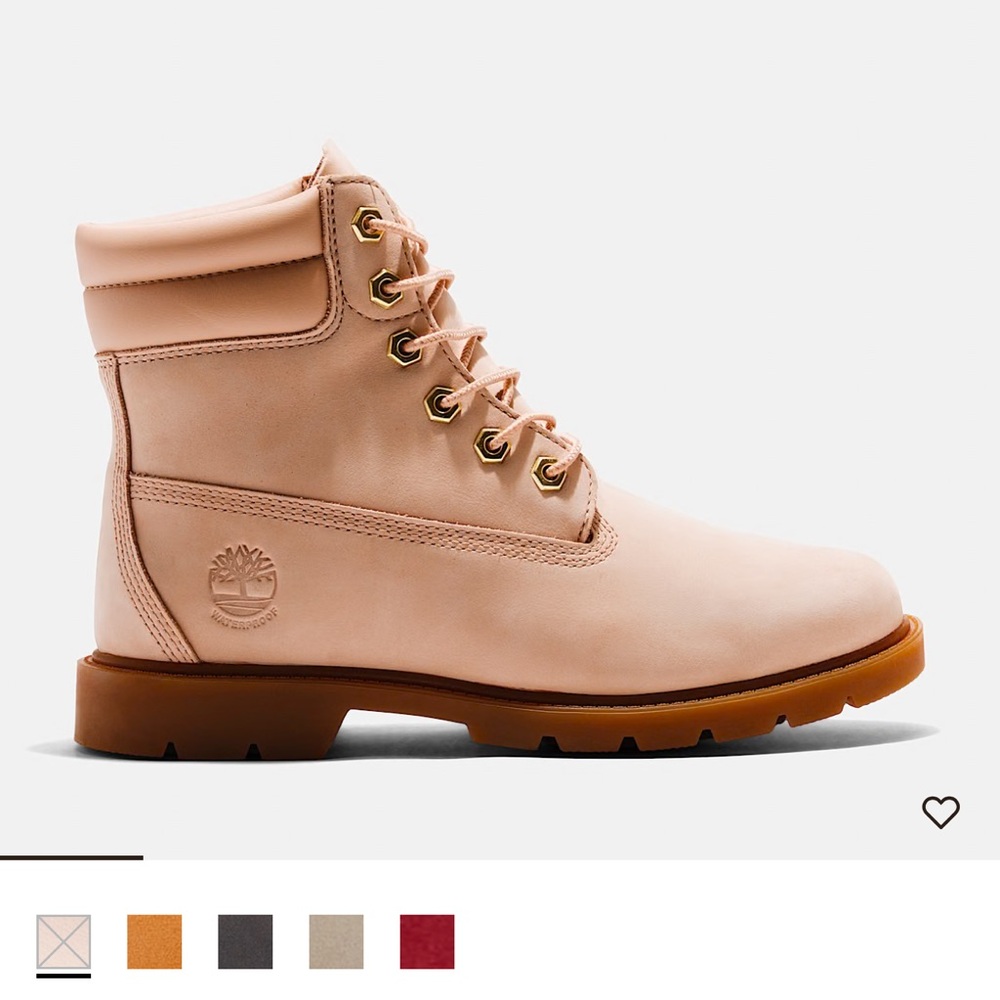 Timberland Linden Wood Pink Leather Boots